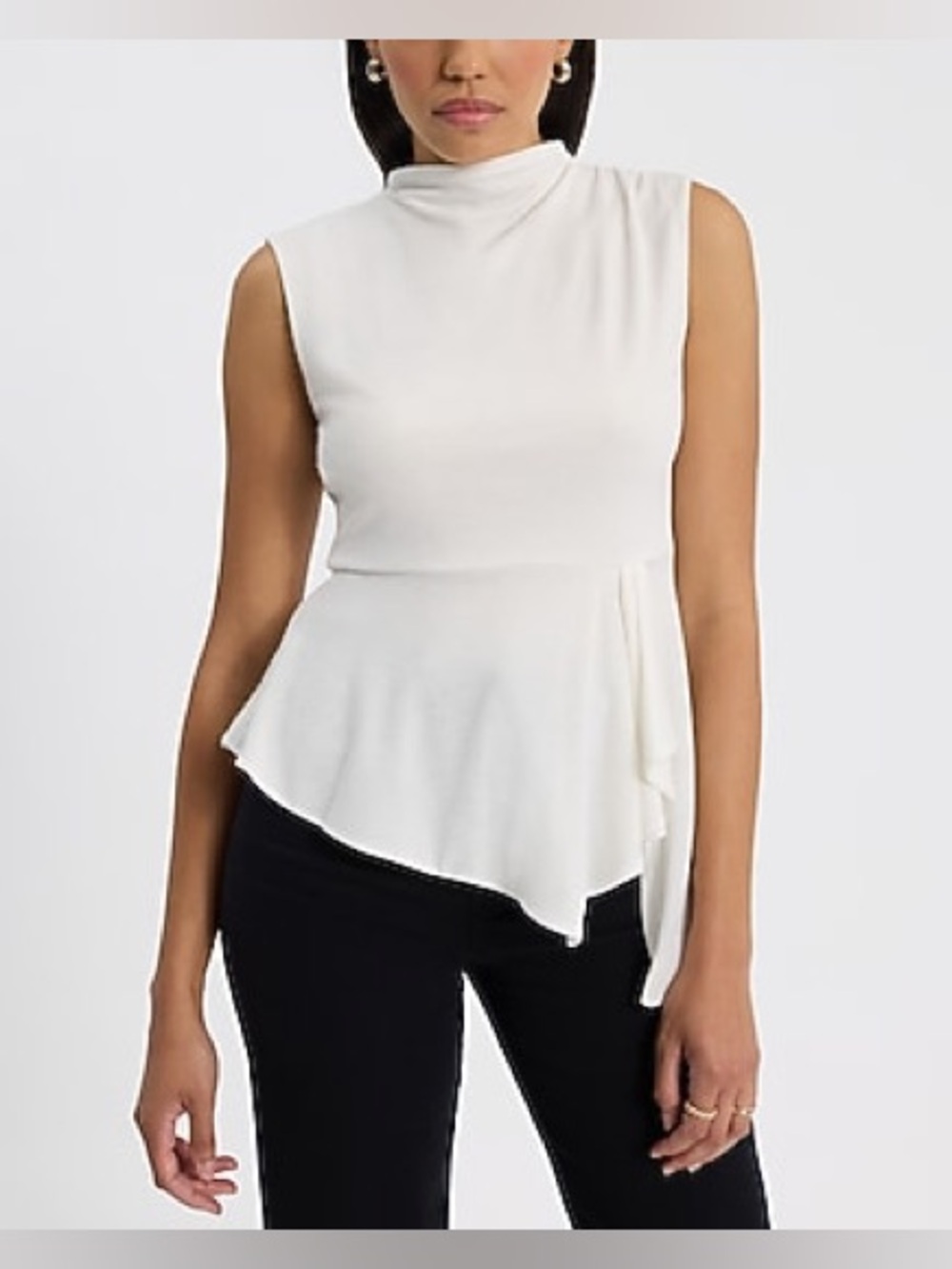 EUC Express Layered Peplum Blouse